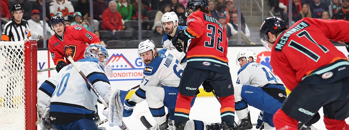 Miner Stops All 22 Shots in Colorado’s 1-0 Win over Firebirds